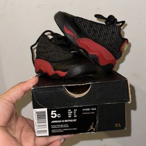 Jordan 13 baby shoe